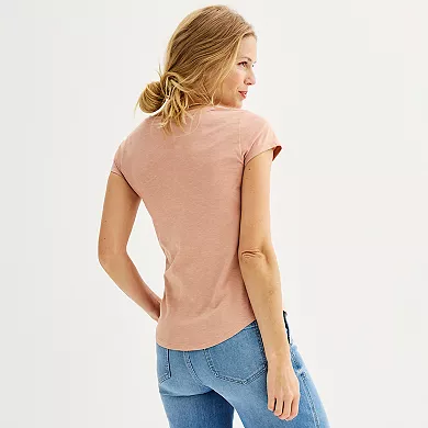 Women's Sonoma Goods For Life® Everyday Short Sleeve V-Neck Tee - Image 4